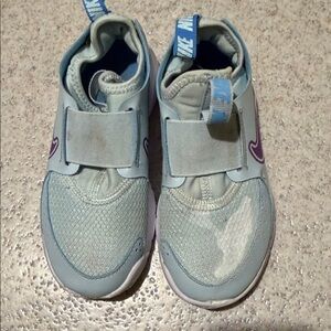 Nike Kids' Light Blue Slip-On Athletic Shoes